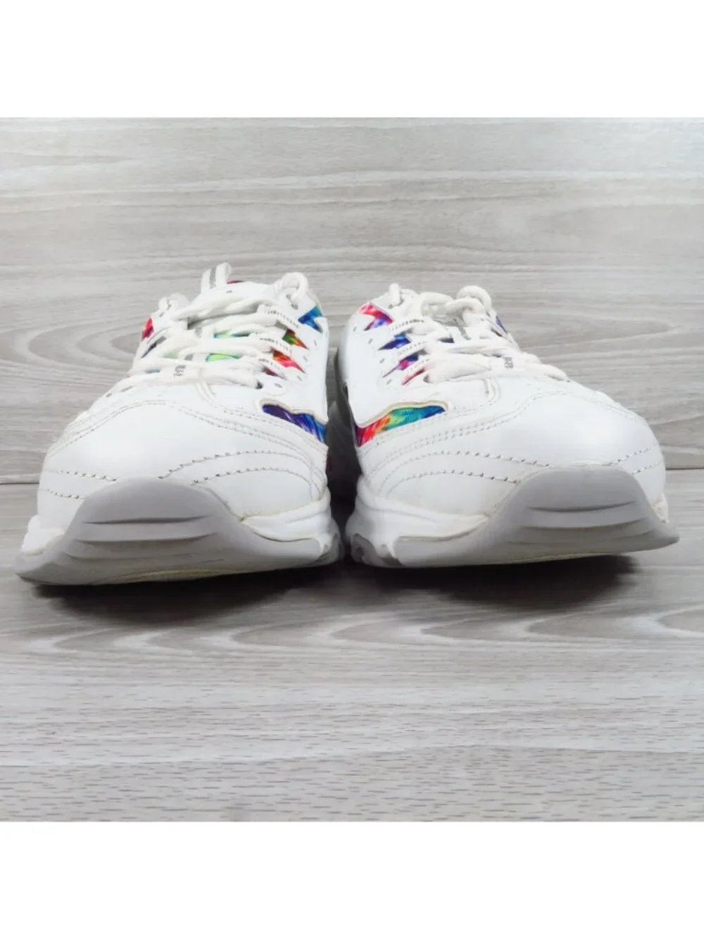 Skechers D'Lites Summer Fiesta White Women's Sz 9.5 Wide Fit Air-Cooled 149015W
